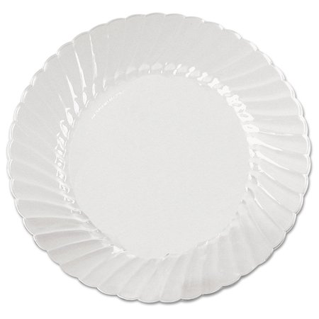 WNA Classicware Plates, Plastic, 6", Clear, PK180 WNA CW6180